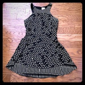 -PARKER- fit and flare mini dress